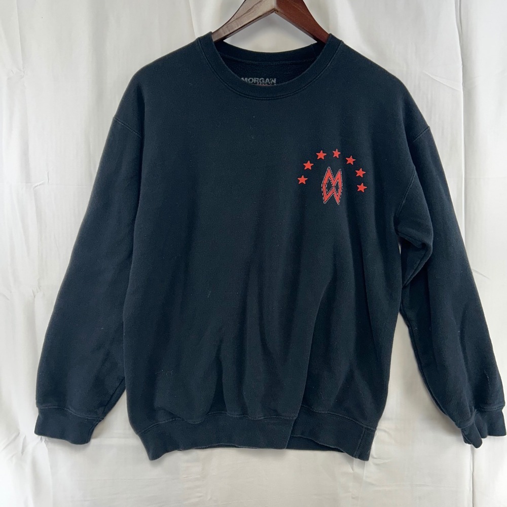 Morgan Wallen Sweatshirt Mens Medium Black One Night At A Time 2024 Tour Graphic